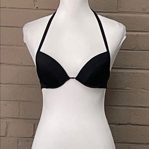 Victoria’s Secret black bikini top  34 A